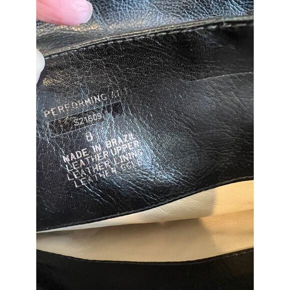 Vintage Y2K Kenneth Cole Embroidered Leather Platform Boots 8 - Picture 12 of 12